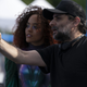 Swindell and her director.